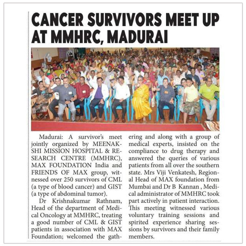 Cancer Survivors meet up