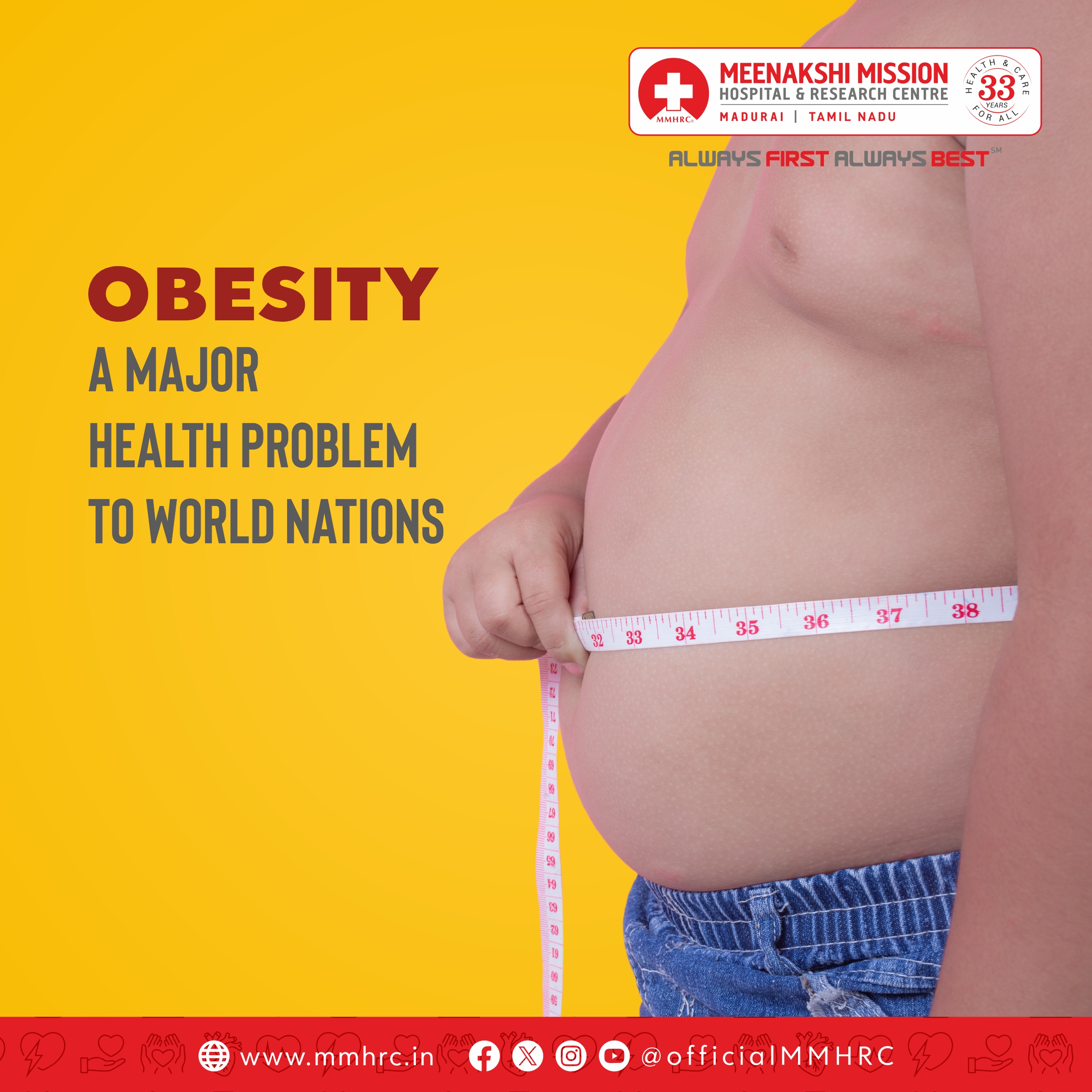 OBESITY – A MAJOR HEALTH PROBLEM TO WORLD NATIONS